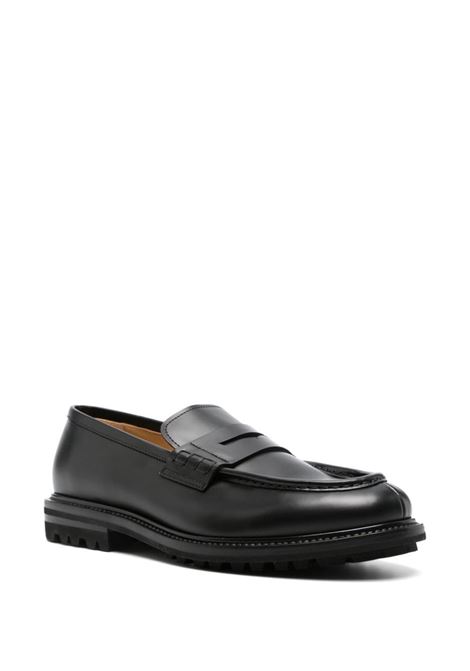 Black leather loafers Henderson baracco - men HENDERSON BARACCO | 83409P0NR